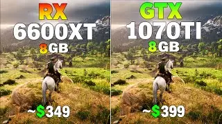 RX 6600 XT vs GTX 1070 Tİ - Test in 8 Games