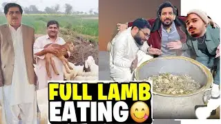 Whole Lamb cooking at Uncle Saeed Farm House😋Lamb cooking recipie