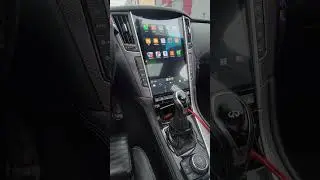 2015 Infiniti Q50 tesla screen #automobile #androidcarplay #smartphone #carentertainment #car