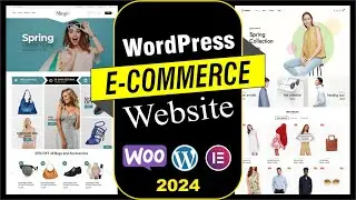 Create Complete Ecommerce Website in Wordpress | WordPress WooCommerce Full Course step by step 2024