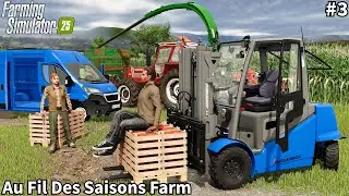 Starting MaizeSilage with Fiatagri, Awesome Forklift on the Farm│Au Fil Des Saison│FS 25│Timelapse#3