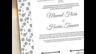Nikkah Contract Template