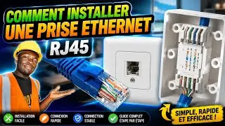 Comment Configurer Une Prise RJ45 ? #hikvision #computer #ethernetswitch #rj45