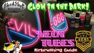 How to Airbrush Neon Lights onto a Harley Davidson Sportster- Full Tutorial