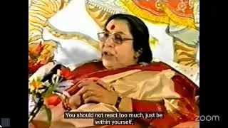 EVENING TALK WITH SHRI MATAJI - GLOBAL MORNING MEDITATION - SAHAJA YOGA FOR THE WORLD