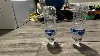 Doing the bottle cap challenge (Aidan did not win )