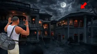 FRANKLIN ENTERING INSIDE A HORROR MANSION IN GTA 5