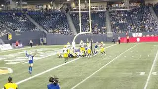 Winnipeg Blue Bombers vs Edmonton Elks Pre Season Dru Brown Touchdown 2022