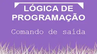 Aula de Lógica de Programação 001 - Comando de saída