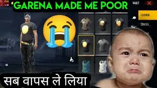 GARENA TOOK REVENGE|GARENA TOOK EVERYTHING FROM DIAMOND GLITCH EVENT|GARENA REMOVED ALL MY GUN SKIN
