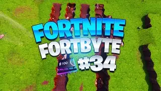 Fortnite Fortbyte #34 Location! - Found between a fork and knife!