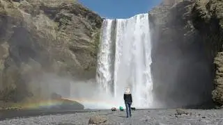 Iceland by drone. Sk&oacute;gafoss  !!