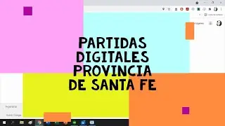 Partidas Digitales - Provincia de Santa Fe