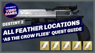 Destiny 2 - ALL FEATHER LOCATIONS for As The Crow Flies Quest Guide (Hawkmoon Quest)
