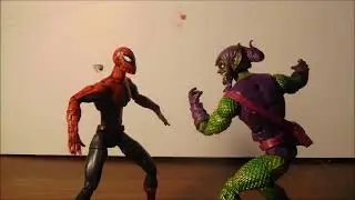 Age of Swagwave Spiderman vs green goblin stop motion 2018