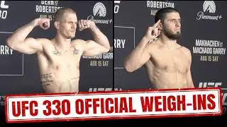 UFC 330 OFFICIAL WEIGH-INS: Islam Makhachev vs Ian Garry