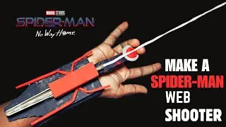 Making Spider-man Web Shooter with Cardboard at Home | Origami Spider-man Web Shooter #diy #origami