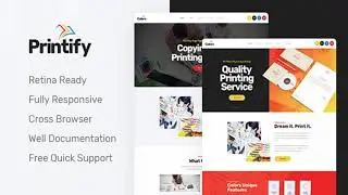 Printify - Attention Grabbing Printing Company HTML Template | Themeforest Website Templates and