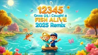 12345 Once I Caught a Fish Alive | Counting Song for Kids 2025 Rhyme with Melo & Bello