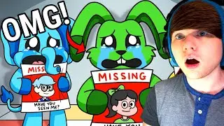 WHO ARE the SMILING CRITTERS?! (Cartoon Animation) GameToons REACTION!
