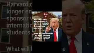 Trump hits Harvard hard: Visas revoked, $2.6B frozen, 788 Indian students in limbo #trump #trending