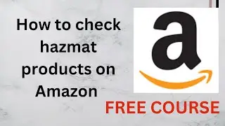 How to check hazmat products on Amazon || Amazon wholesale FBA || #amazon #hazmat #fba