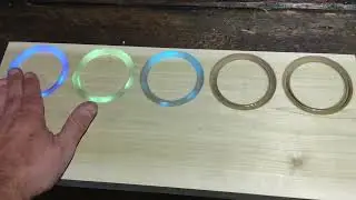 Light-up Beer Flight Tray prototype demo