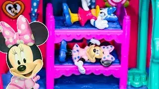 MINNIE MOUSE SLEEP OVER PARTY with Daisy Play Set