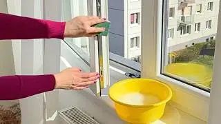 Ż&oacute;łte ramy okienne? Wymieszaj to z wodą, a będą najbielsze na osiedlu