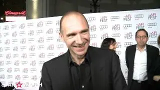 Ralph Fiennes red carpet interview at AFI FEST 2013