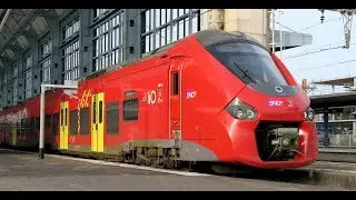 Rail Live. De l'Infra, Régiolis LiO rouge, et IC avec BB7258 à Bordeaux !