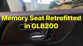 Memory Seat Retrofitted In GLB200