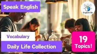 📖【19 Daily Life Vocabulary】【Collection】Essential words for Everyday English! ✨✅