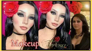 Maquillaje de Teresa 🥀 Chávez (Telenovela)| Smoky eye 🖤