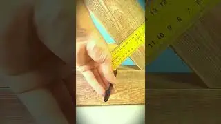 smart tricks for cutting wood precisely at the angle of the wood #shorts