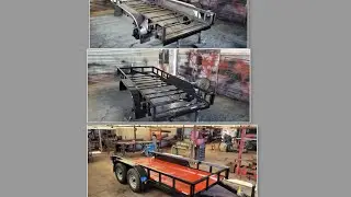 Traila 5x12 lista para la entrega raza .pintada cableada madera llantas..hay quedo suscribete 
