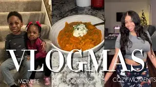 VLOGMAS, выпуск 5 | Реальные моменты из жизни мамы, приготовление еды и покупки