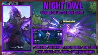 GUSION COLLECTOR SKIN SCRIPT | ABC FOLDER + FULL EFFECT | HEBAT GAMING