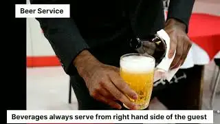 Beer Service | Waiters Training | Hotel Management| Hospitality Industry | Hotel |