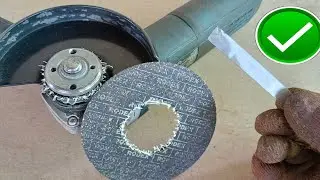 This man uses a smart angle grinder. Angle grinder tricks