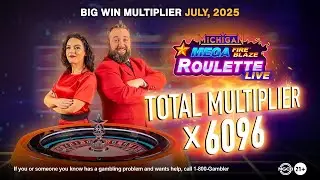 🔥 x6,096 &ndash;&nbsp;BIG WIN &ndash; Michigan Mega Fire Blaze&trade; Roulette Live 🔥