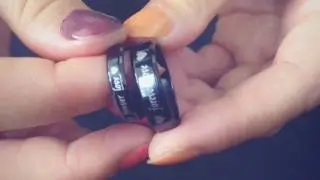 nl140612 8 couples rings daily customize forever love titanium steel black