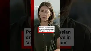 Poland says Russian drones shot down in 