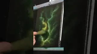 Yellow Green Nebula Space Painting #art #space #nebula #galaxyart #galaxy #spaceart #spacepainting