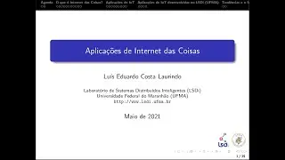 Palestra sobre Internet das Coisas para alunos do curso de inform&aacute;tica do IEMA - UP Mat&otilde;es
