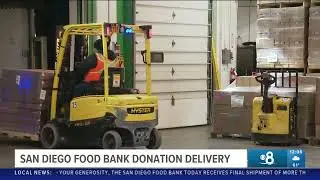 San Diego Food Bank Receives Holiday Food Drive Donations from Albertsons, Vons, and Pavilions