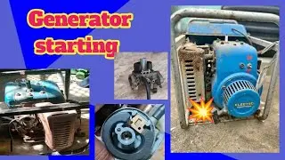 पेट्रोल से स्टार्ट होने वाला जनरेटर |birla yamaha generator