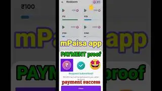 mPaisa app payment proof google play redeem code | mpaisa app real or fake #mpaisaapp