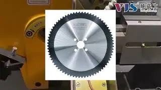 TCT cold saw blade for metal circular saw machines in metal processing plants, burr-free cutting.