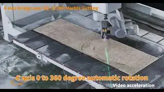 GQ-3220H 4 Axis Bridge Saw | Master Marble Cutting!